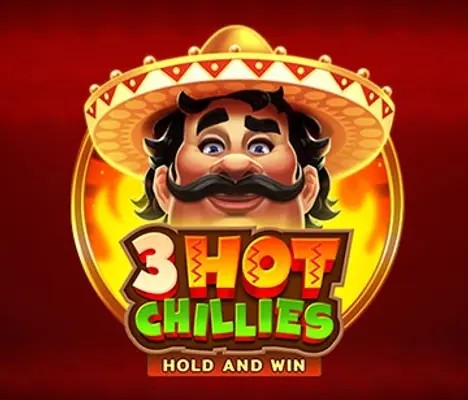 3 Hot Chillies online game logo by 3 Oaks Gaming on casinomalina.pt