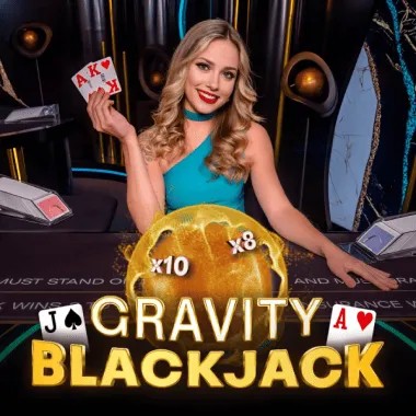 Gravity Blackjack slot visual from ICONIC21 available on casinomalina.pt