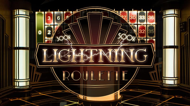 Lightning Roulette online game logo by Evolution on casinomalina.pt