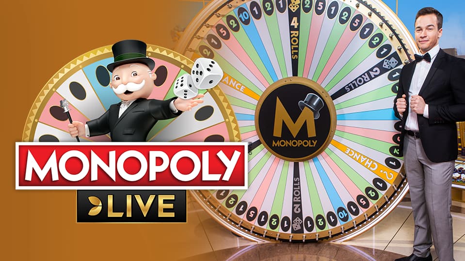 Play the Monopoly slot by Evolution on Malina Casino
